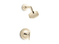 KOHLER K-TS14422-4G-AF Purist Rite-Temp Shower Trim Kit With Lever Handle, 1.75 Gpm - Vibrant French Gold