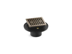 KOHLER K-22673-BV Clearflo Square Brass Tile-In Shower Drain - Vibrant Brushed Bronze
