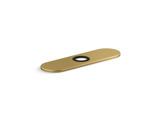 KOHLER K-13479-A-2MB 8" escutcheon plate for Insight and Kinesis faucet - Vibrant Brushed Moderne Brass