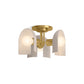 KOHLER K-31786-FM03-SLG Jabot 3-13/16" Flush-Mount In Biscuit Satin with Brushed Moderne Brass