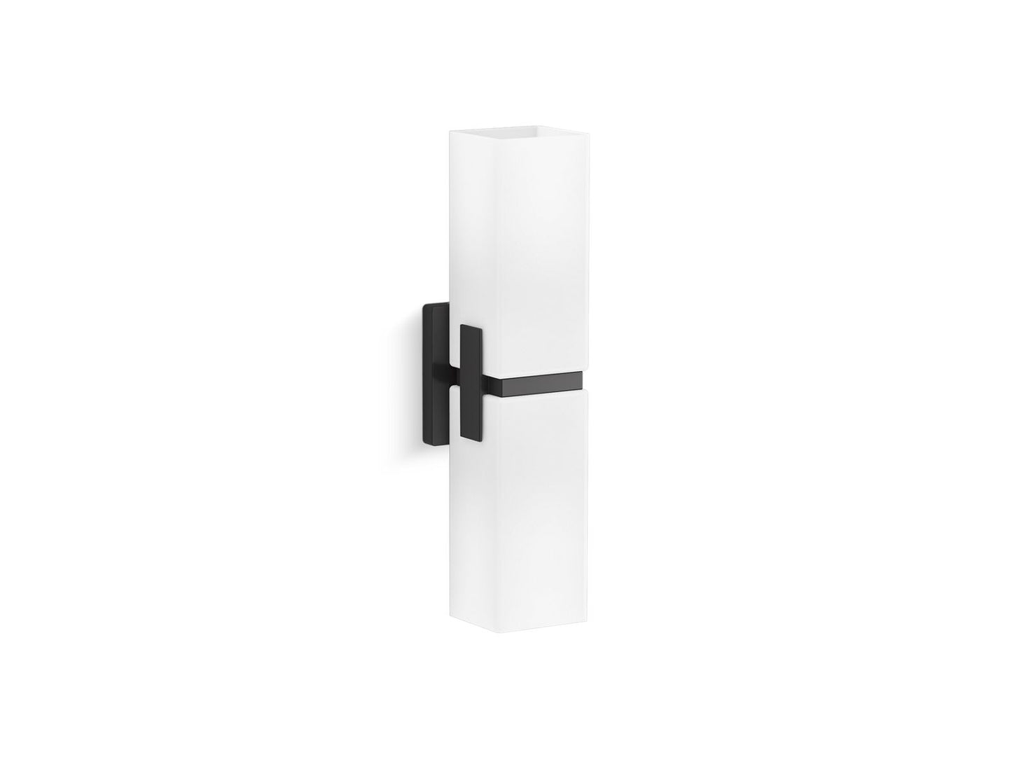 KOHLER K-31493-SC02-BLL Honesty Two-Light Sconce In Matte Black