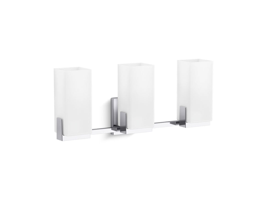 KOHLER K-31494-SC03-CPL Honesty Three-Light Sconce - Polished Chrome