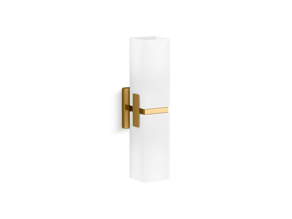 KOHLER K-31493-SC02-2GL Honesty Two-Light Sconce - Brushed Moderne Brass