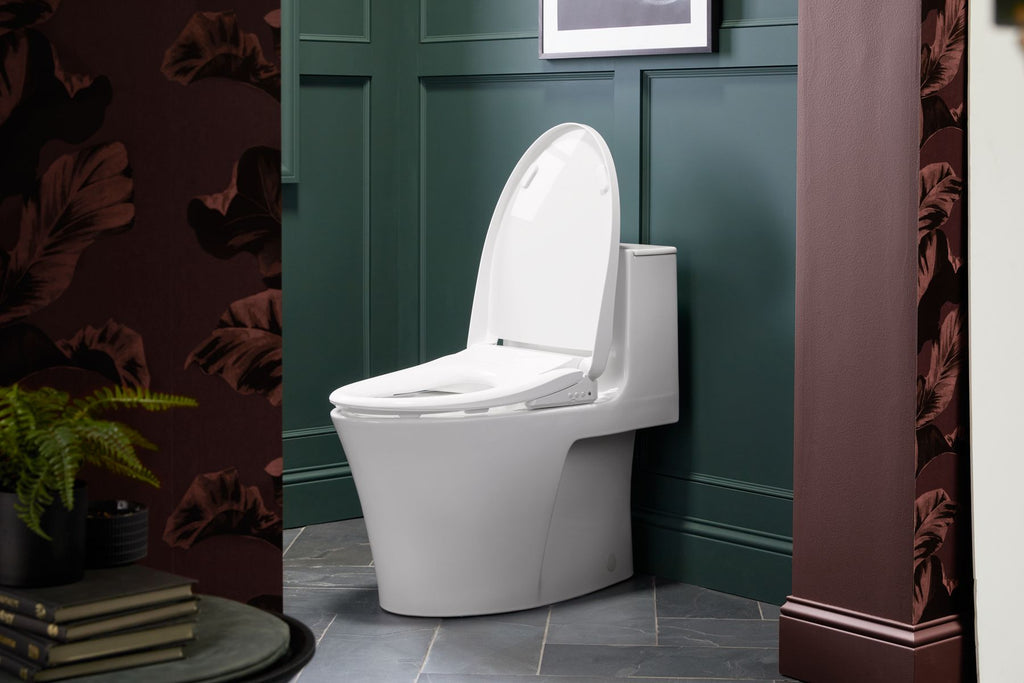 KOHLER K-28821-96 Purewash E930 Elongated Bidet Toilet Seat With Remote Control - Biscuit