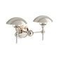 KOHLER K-27945-SC02-SNL Vorleigh Two-Light Sconce In Polished Nickel