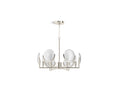 KOHLER K-29381-CH06B-SNL Arendela 22" Chandelier In Polished Nickel