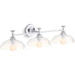 KOHLER K-31770-SC03-CPL Tone Three-Light Sconce In Polished Chrome