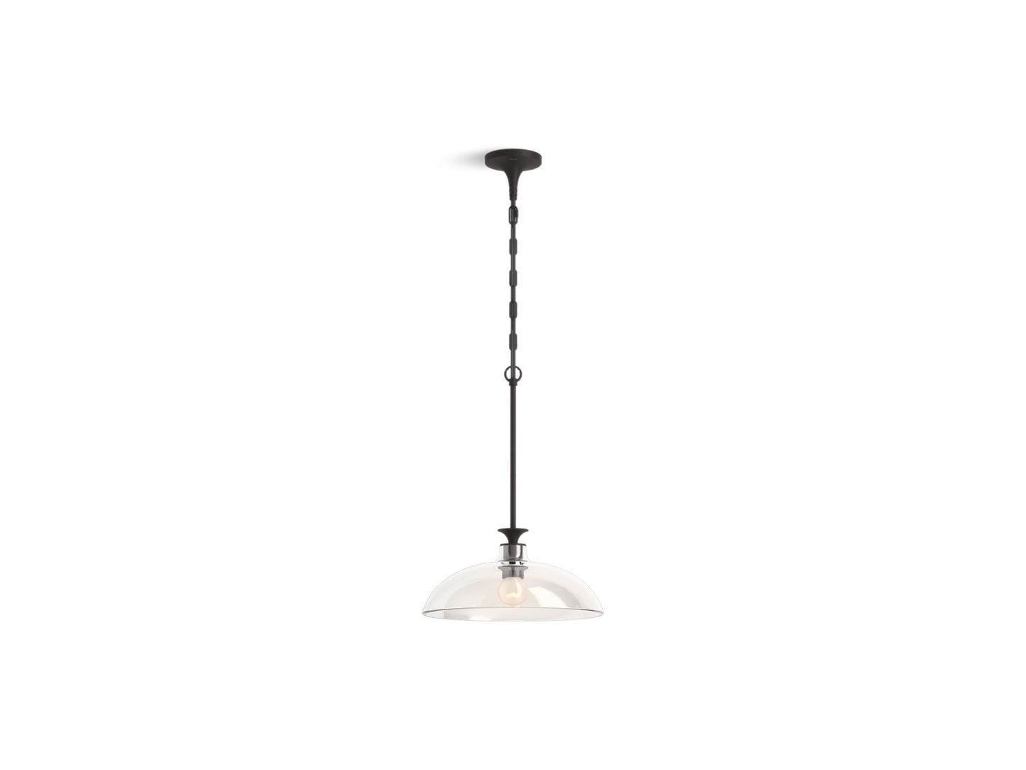 KOHLER K-31771-PE01-BLL Tone 15" Pendant In Matte Black