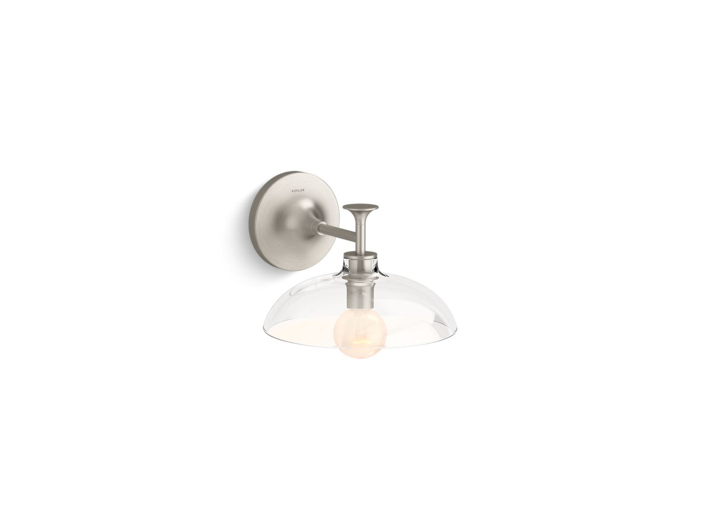 KOHLER K-31768-SC01-BNL Tone One-Light Sconce In Brushed Nickel