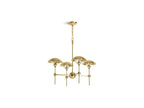 KOHLER K-27950-CH04-2PL Vorleigh 30" Chandelier In Polished Brass
