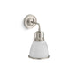 KOHLER K-32281-SC01-BNL Hauksbee One-Light Bell Sconce In Brushed Nickel