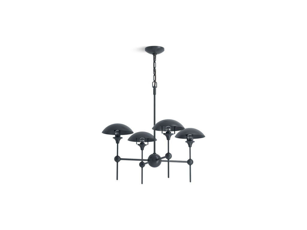 KOHLER K-27950-CH04-GNL Vorleigh 30" Chandelier In Gunmetal
