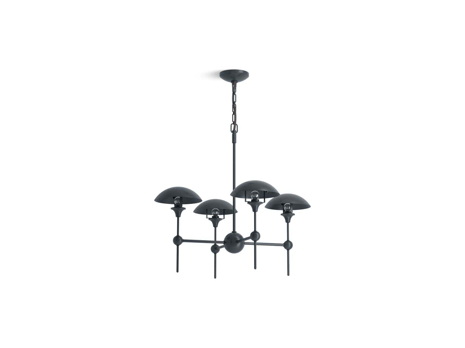KOHLER K-27950-CH04-GNL Vorleigh 30" Chandelier In Gunmetal