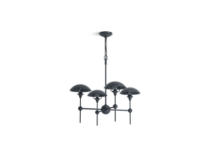 KOHLER K-27950-CH04-GNL Vorleigh 30" Chandelier In Gunmetal