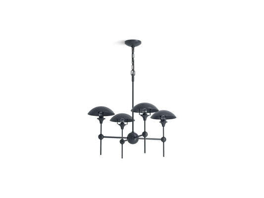 KOHLER K-27950-CH04-GNL Vorleigh 30" Chandelier In Gunmetal