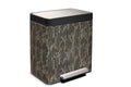 KOHLER K-20942-MB1 8-Gallon Stainless Steel Step Trash Can In Mossy Oak(R) Original Bottomland(R)