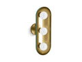 KOHLER K-31784-SC03-6GL Jabot Three-Light Sconce - Jade W/Brushed Moderne Brass Accents