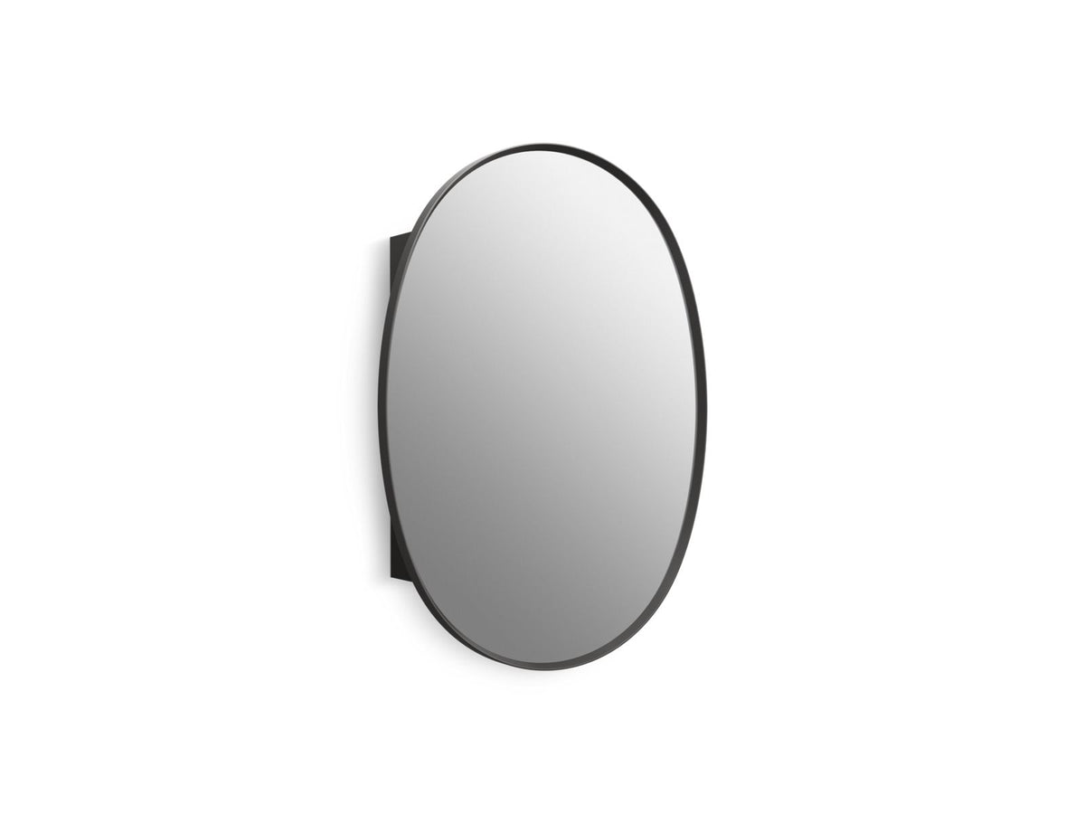 KOHLER K-35571-BLL Verdera 24" X 34" Oval Framed Medicine Cabinet - Matte Black