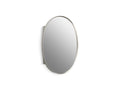KOHLER K-35571-BNL Verdera 24" X 34" Oval Framed Medicine Cabinet - Brushed Nickel