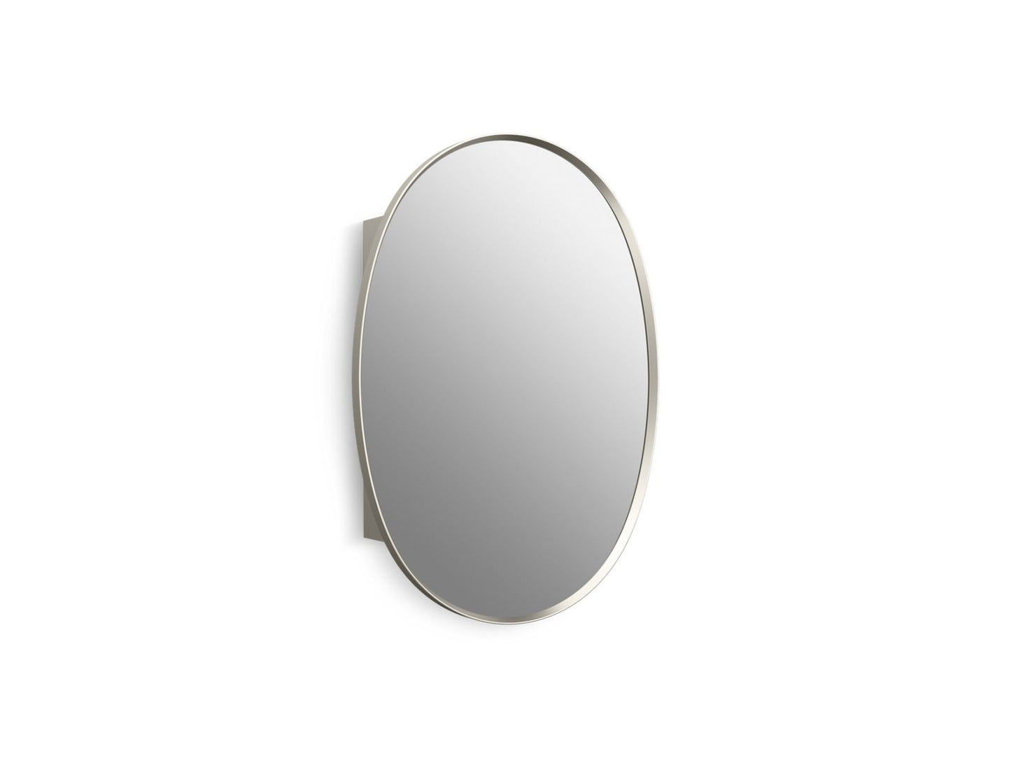 KOHLER K-35571-BNL Verdera 24" X 34" Oval Framed Medicine Cabinet In Brushed Nickel