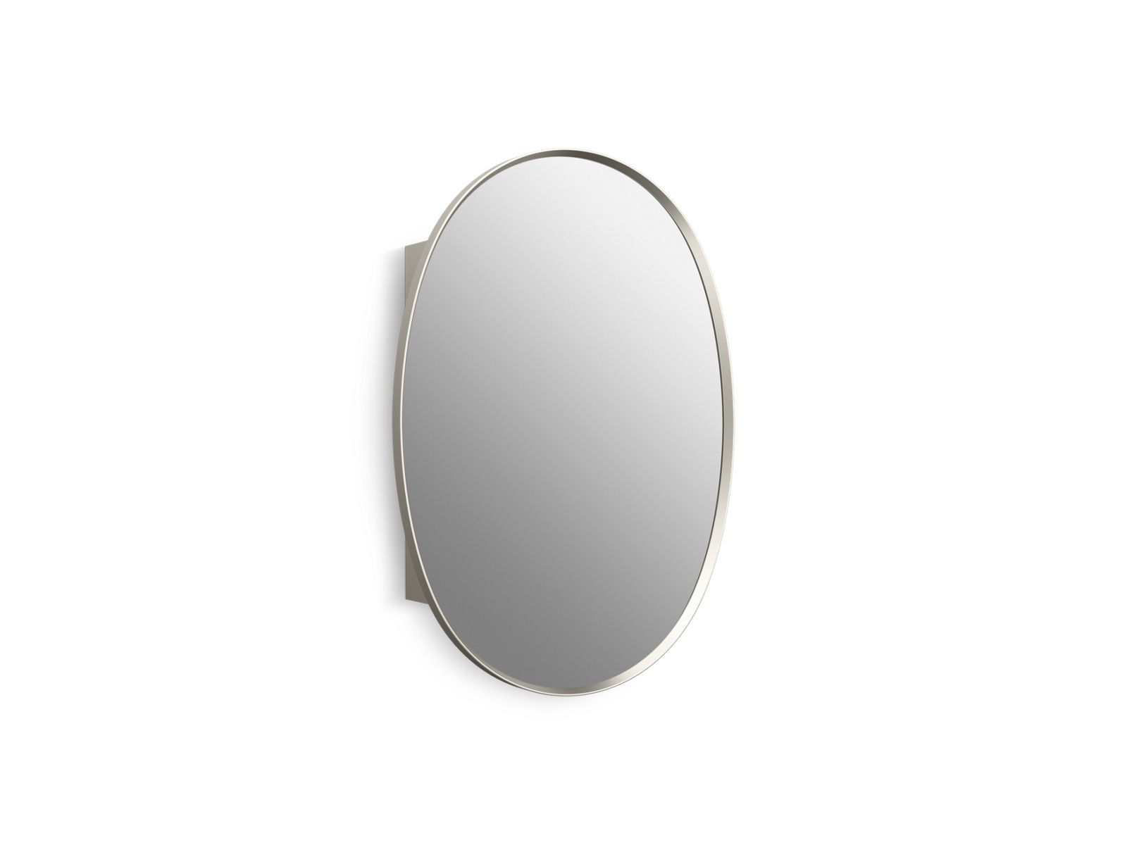 KOHLER K-35571-BNL Verdera 24" X 34" Oval Framed Medicine Cabinet - Brushed Nickel
