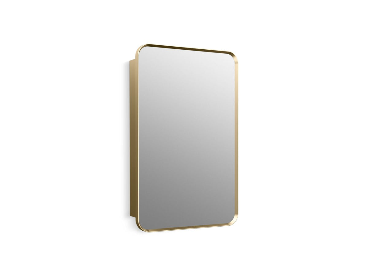 KOHLER K-35570-BGL Verdera 22" X 34" Rectangular Framed Medicine Cabinet - Moderne Brushed Gold