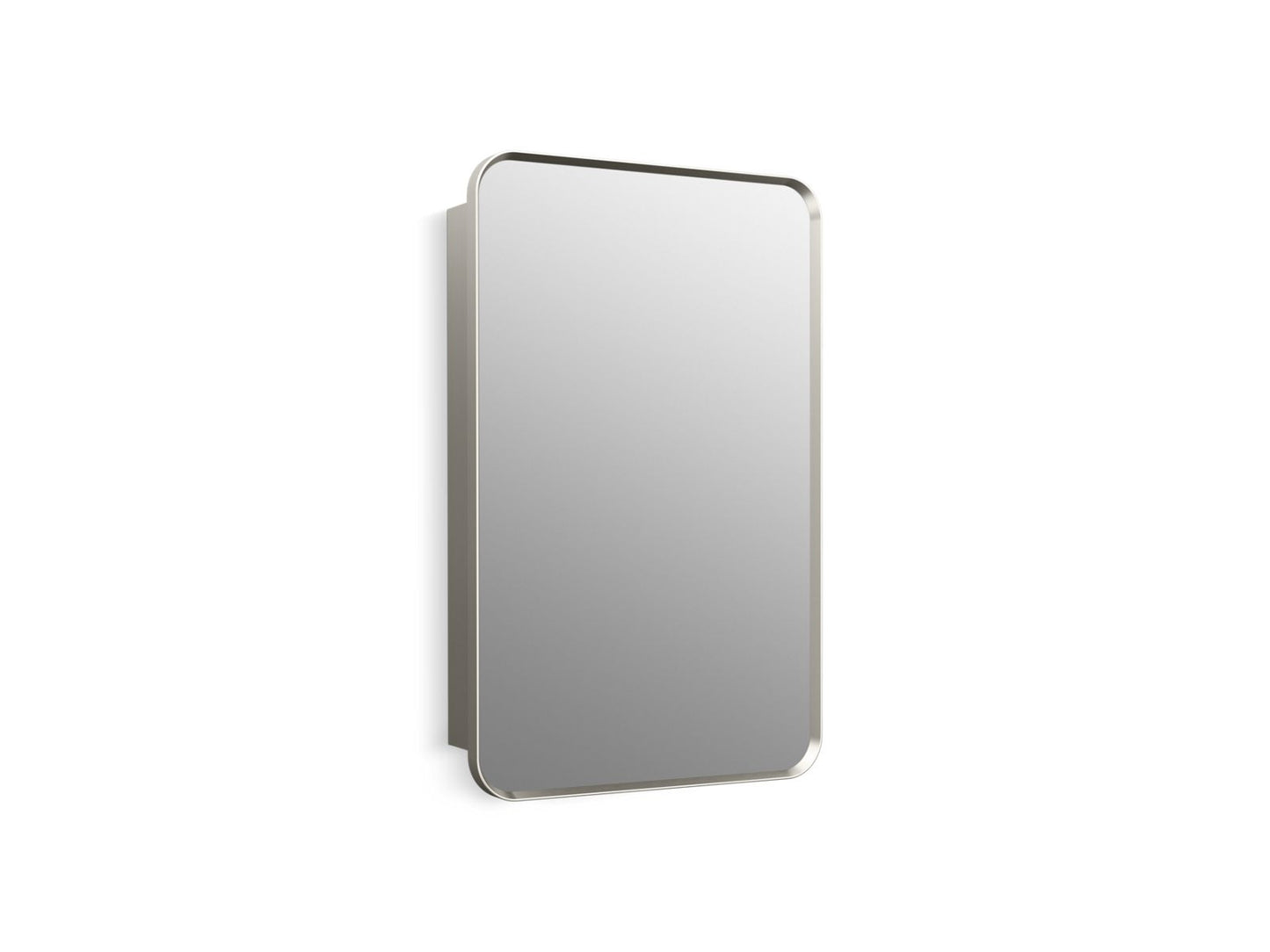 KOHLER K-35570-BNL Verdera 22" X 34" Rectangular Framed Medicine Cabinet In Brushed Nickel