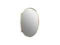 KOHLER K-35571-BGL Verdera 24" X 34" Oval Framed Medicine Cabinet - Moderne Brushed Gold