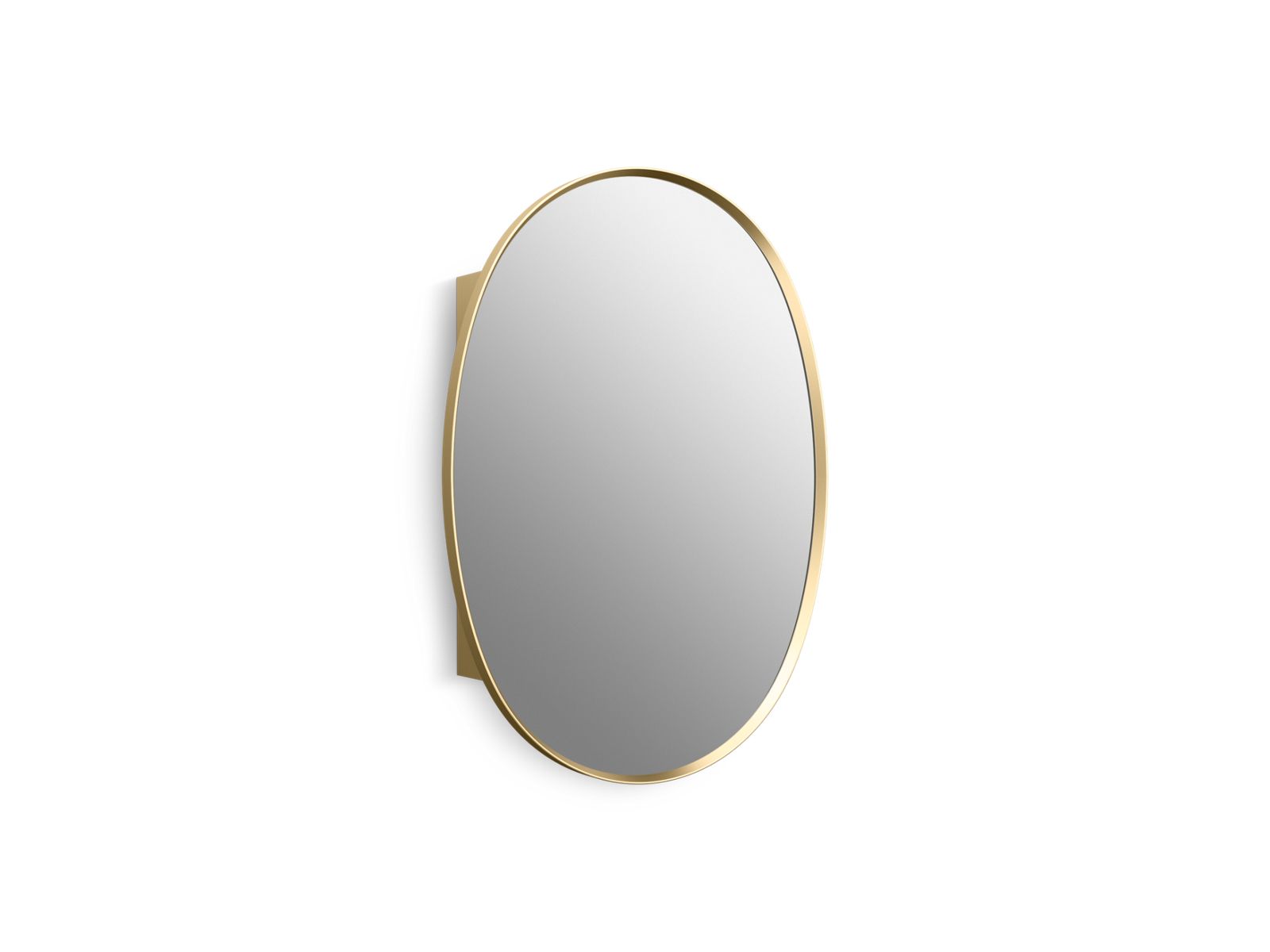 KOHLER K-35571-BGL Verdera 24" X 34" Oval Framed Medicine Cabinet - Moderne Brushed Gold