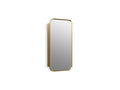 KOHLER K-35569-BGL Verdera 15" X 30" Rectangular Framed Medicine Cabinet - Moderne Brushed Gold