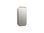 KOHLER K-35569-BGL Verdera 15" X 30" Rectangular Framed Medicine Cabinet - Moderne Brushed Gold