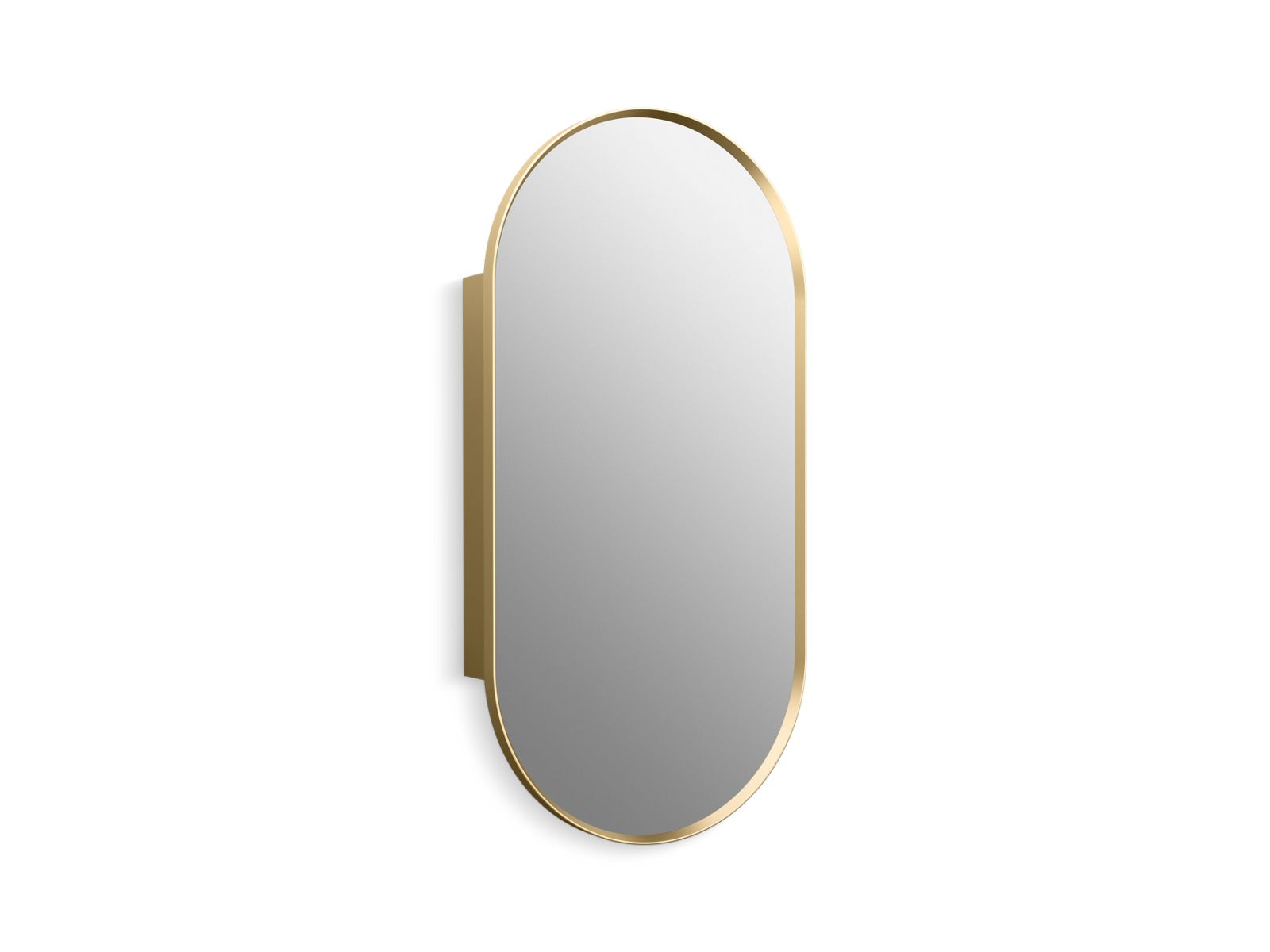 KOHLER K-35574-BGL Verdera 20" X 40" Capsule Framed Medicine Cabinet - Moderne Brushed Gold
