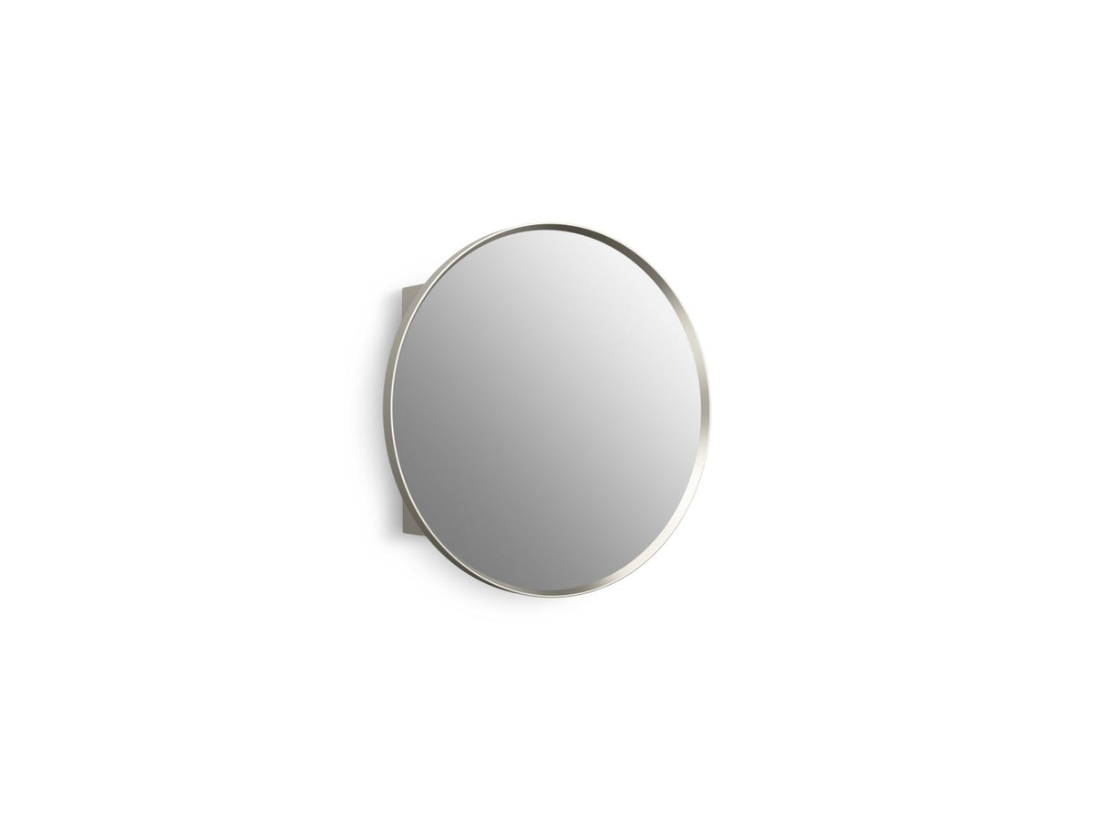 KOHLER K-35572-BNL Verdera 24" Round Framed Medicine Cabinet - Brushed Nickel