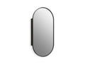 KOHLER K-35574-BLL Verdera 20" X 40" Capsule Framed Medicine Cabinet - Matte Black