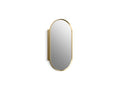KOHLER K-35573-BGL Verdera 15" X 30" Capsule Framed Medicine Cabinet - Moderne Brushed Gold
