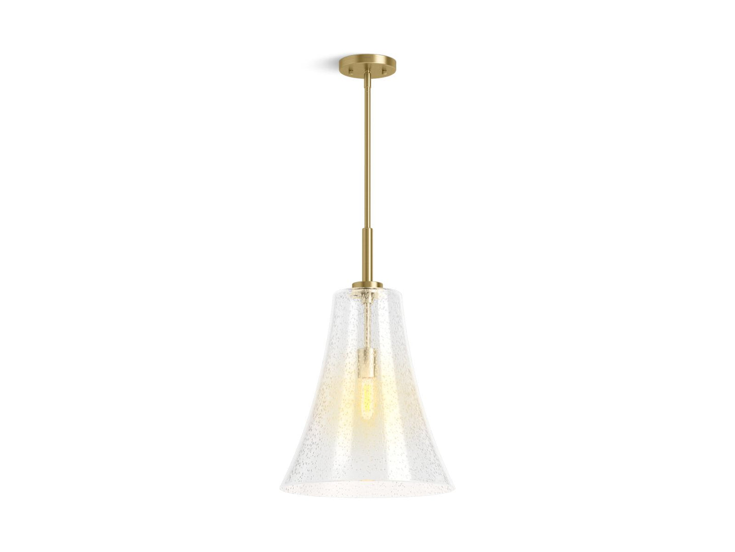 KOHLER K-26851-PE01-2GL Simplice 14" Pendant In Brushed Moderne Brass