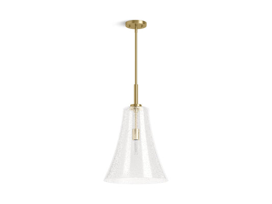 KOHLER K-26851-PE01-2GL Simplice 14" Pendant In Brushed Moderne Brass