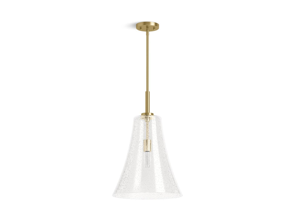 KOHLER K-26851-PE01-2GL Simplice 14" Pendant - Brushed Moderne Brass