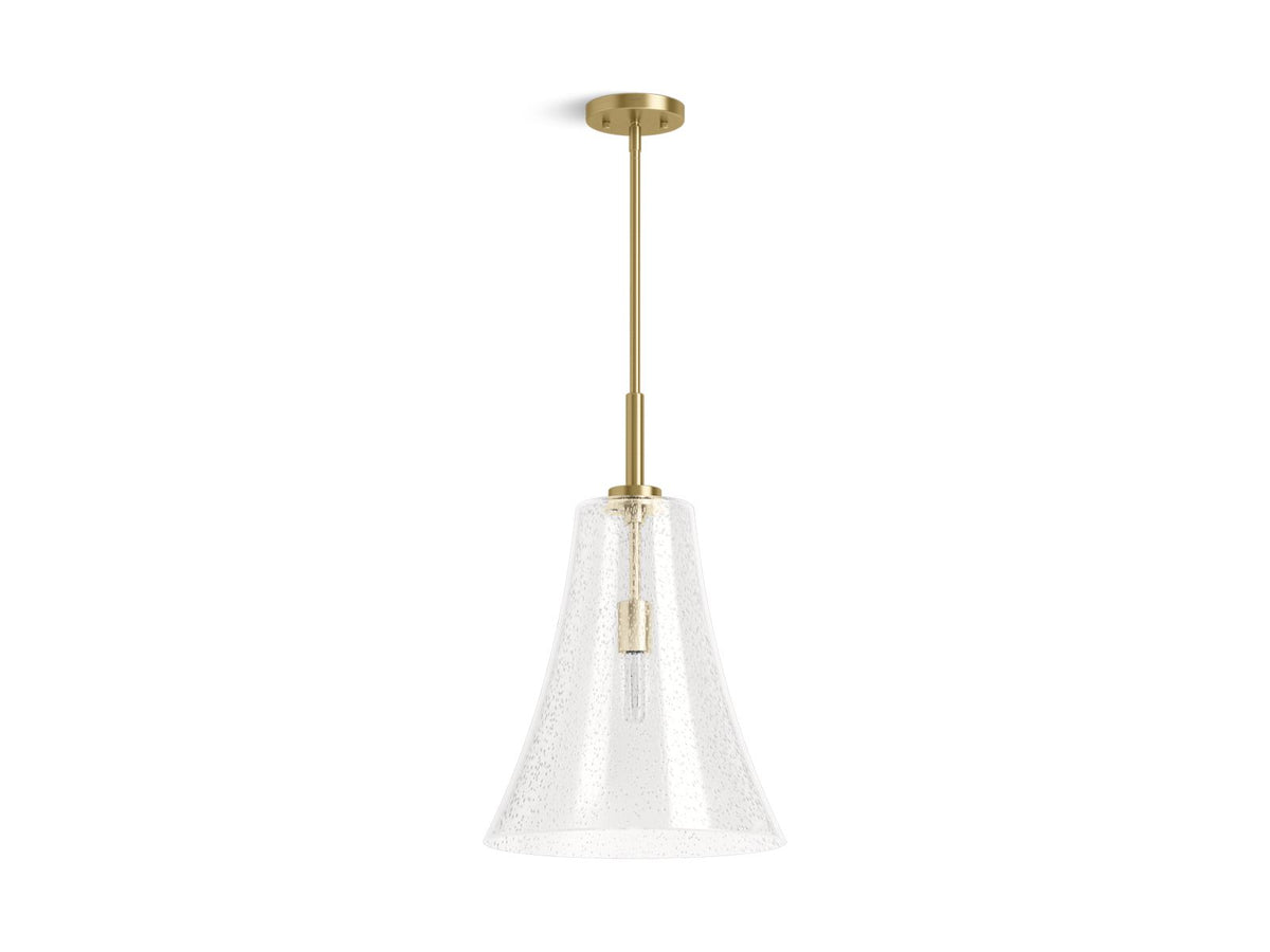 KOHLER K-26851-PE01-2GL Simplice 14" Pendant - Brushed Moderne Brass
