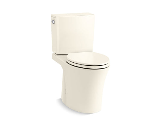 KOHLER K-28161-96 Veil Two-Piece Elongated Toilet With Skirted Trapway 1.28 GPF In Biscuit