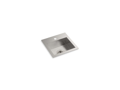 KOHLER K-32027-1-NA Vault 15" top-/undermount single-bowl bar sink - Stainless Steel