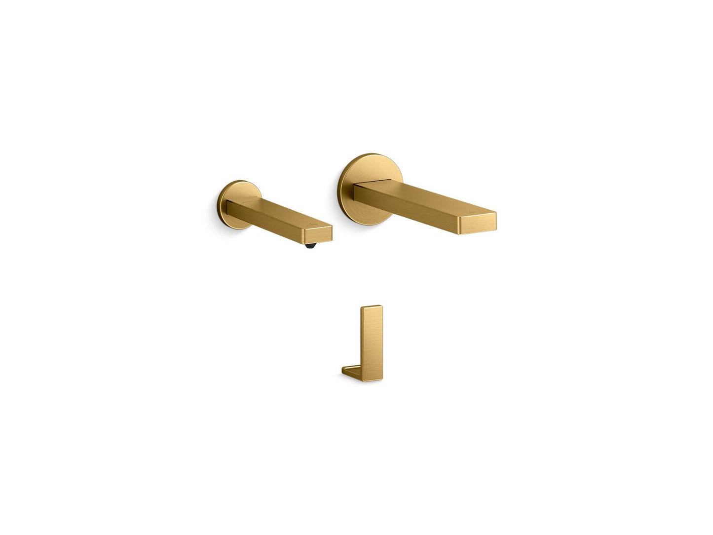 KOHLER K-181024-BC1-2MB Composed Touchless lavatory faucet and soap dispenser for Constellation lavatory system, 0.5 gpm - Vibrant Brushed Moderne Brass