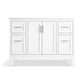 KOHLER K-28383-ASB-0 Quo 48" Bathroom Vanity Cabinet With Sink And Quartz Top In White