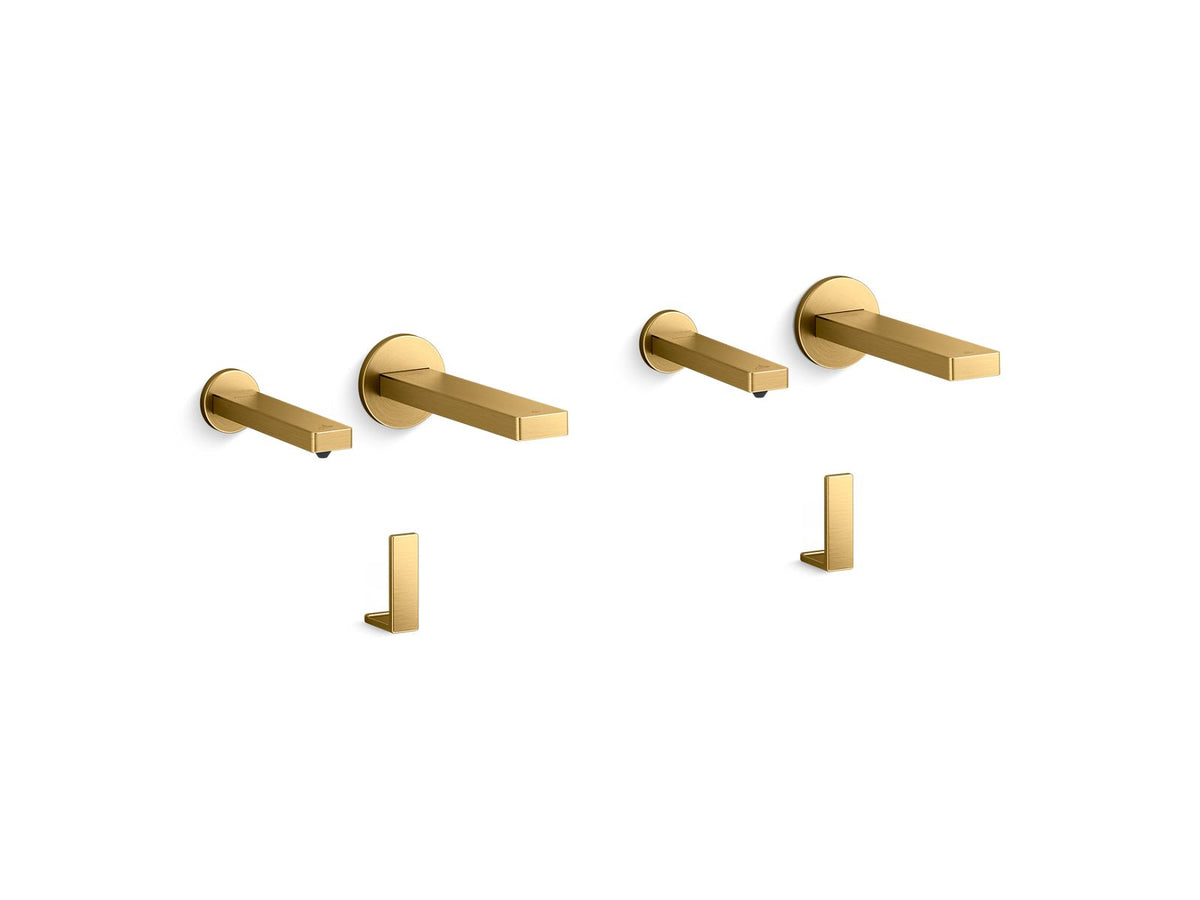 KOHLER K-181027-BC1-2MB Composed Touchless Lavatory Faucets And Soap Dispensers For Constellation Lavatory System, 0.5 Gpm - Vibrant Brushed Moderne Brass