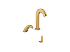 KOHLER K-181029-BB1-2MB Oblo Curve Touchless Lavatory Faucet And Soap Dispenser For Constellation Lavatory System, 0.5 Gpm - Vibrant Brushed Moderne Brass