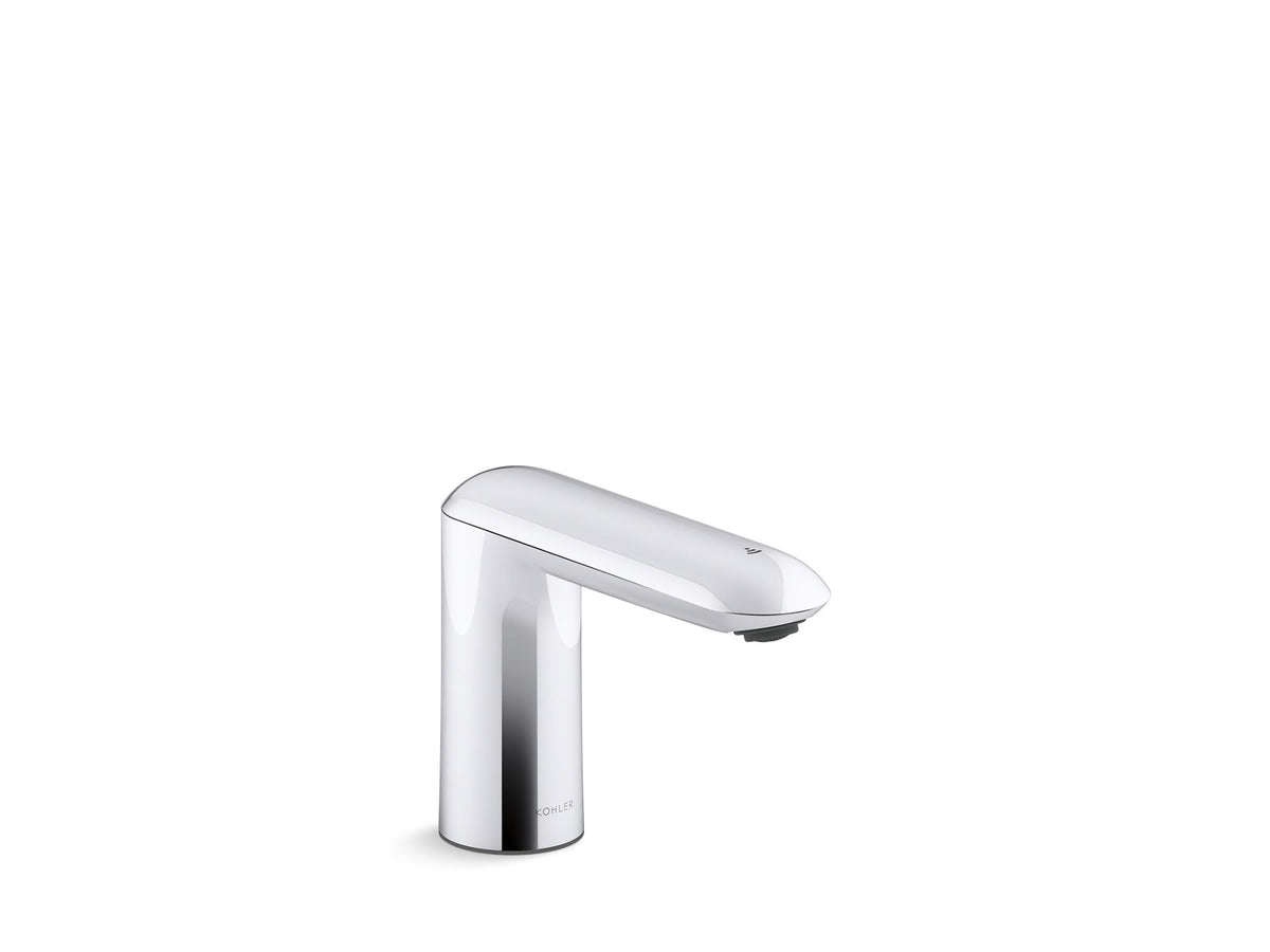 KOHLER K-103K36-SATA-CP Kumin Touchless Single-Hole Lavatory Faucet With Kinesis Sensor Technology, 0.35 Gpm - Polished Chrome