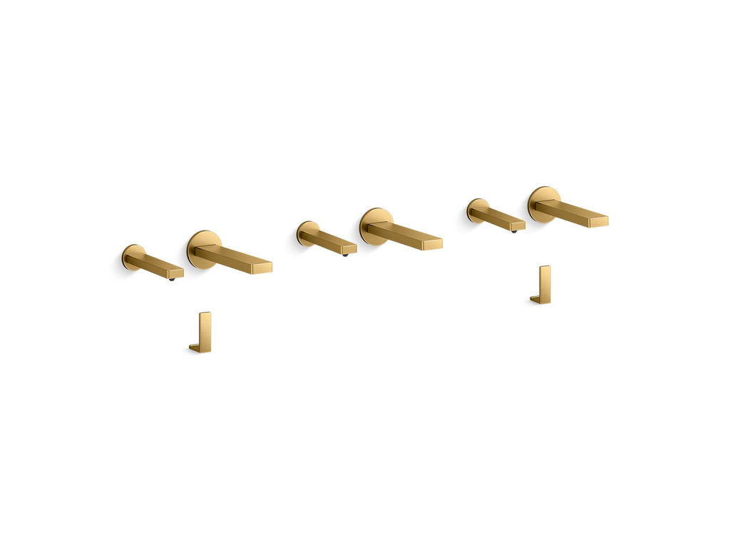 KOHLER K-181028-BC1-2MB Composed Touchless Lavatory Faucets And Soap Dispensers For Constellation Lavatory System, 0.5 Gpm - Vibrant Brushed Moderne Brass