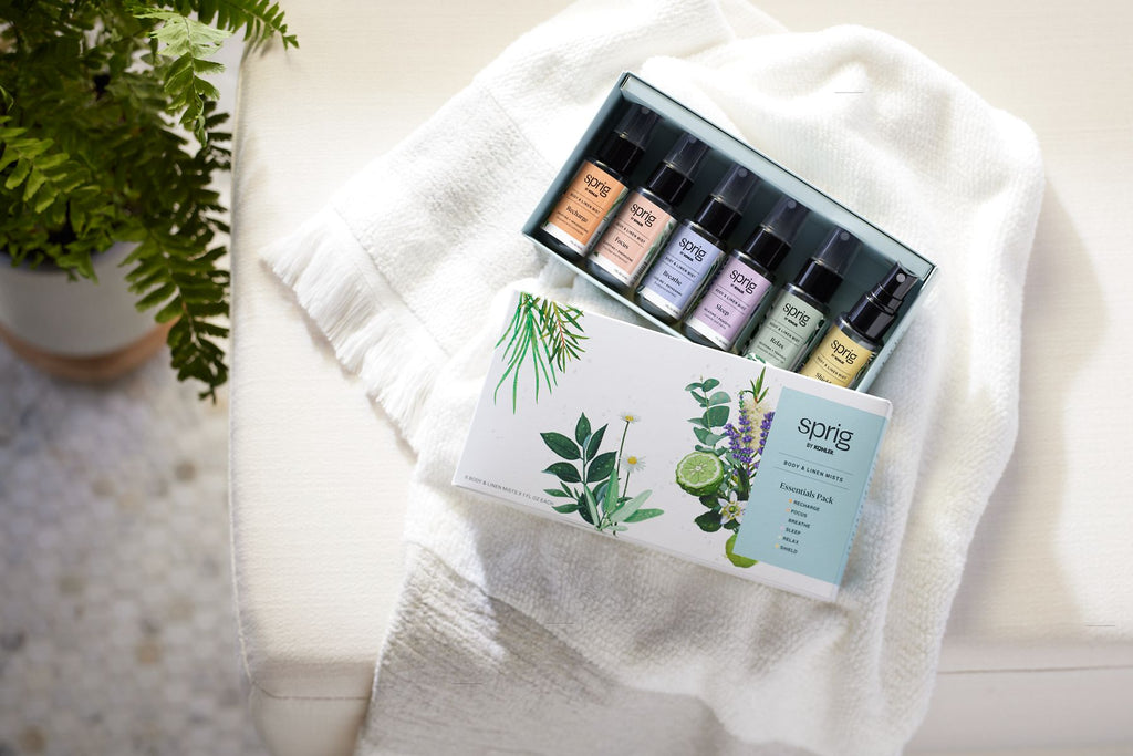 KOHLER K-28151-B6-NA Sprig Body & Linen Mist Essentials Pack