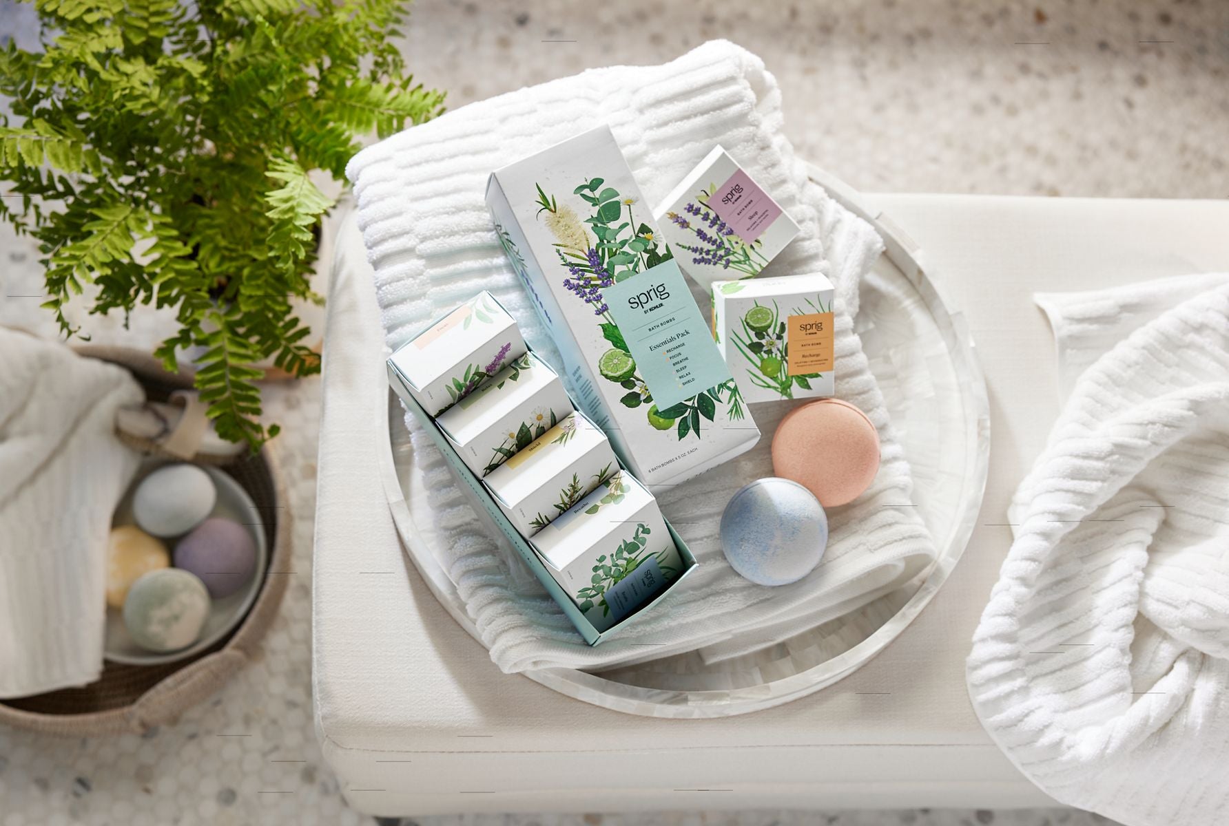 KOHLER K-28152-B6-NA Sprig Bath Bomb Essentials Pack