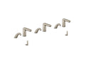 KOHLER K-181031-BK1-BN Kumin Curve Touchless Lavatory Faucets And Soap Dispensers For Constellation Lavatory System, 0.5 Gpm - Vibrant Brushed Nickel